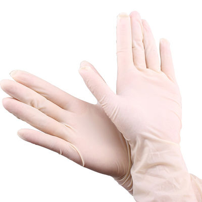Guanto paziente medico non sterile in polvere su ordinazione dell'esame dei guanti del lattice