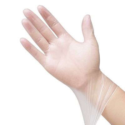 Il medium eliminabile dei guanti dell'esame del vinile del PVC gradua gli anti guanti secondo la misura di plastica tagliati eliminabili