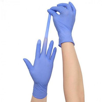guanti non medici del nitrile di lunghezza di S-xl 24cm/guanti approvati dalla FDA del nitrile