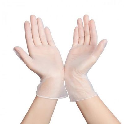 Colore trasparente 1000PCs/CTN di XL degli anti di slittamento di Sugical guanti eliminabili del vinile