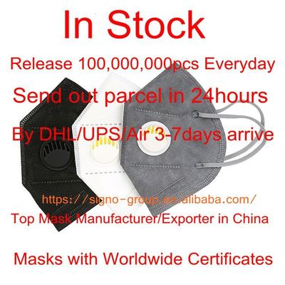 Maschera di protezione protettiva eliminabile degli adulti 5Ply KN95 con la singola valvola