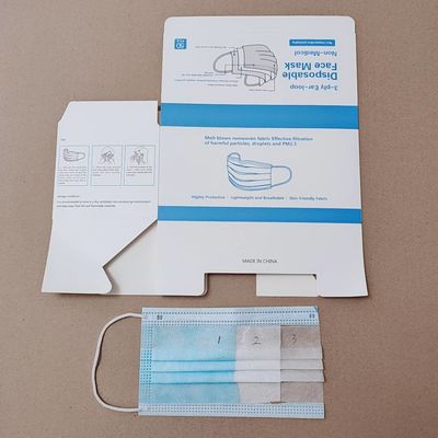 maschera di protezione non tessuta eliminabile blu della maschera di protezione di strati Ffp2