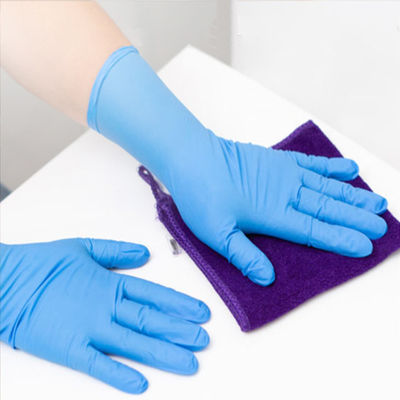 Strappo medio dei guanti eliminabili puri del nitrile di FDA 510K resistente