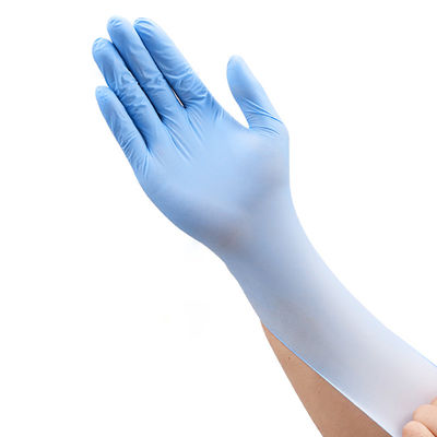 Guanti liberi del nitrile della polvere libera del lattice di lunghezza 240mm di SIGNO per uso medico