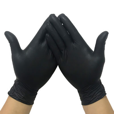 Guanti sterili del nitrile dell'anti nero di puntura S-XL per protezione delle mani