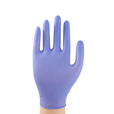 Il nitrile porpora del vinile del ODM dell'OEM mescola i guanti per la trasformazione dei prodotti alimentari