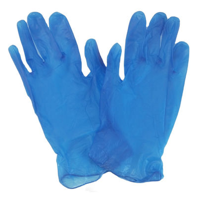 Guanti eliminabili blu del nitrile del vinile dei guanti EN374 di miscela del vinile della prova dello strappo