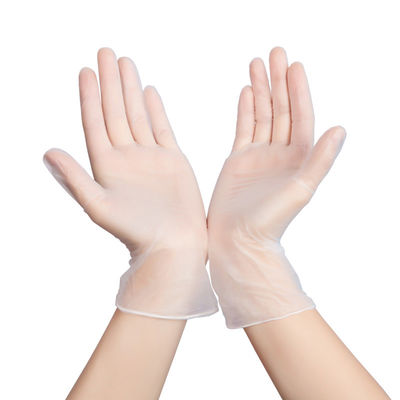 Guanti eliminabili liberi L XL del vinile del PVC della polvere per esame medico