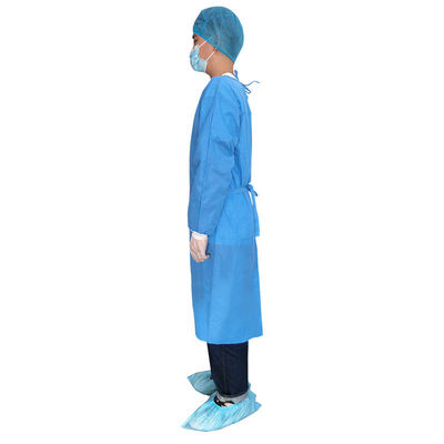 ISO13485 abiti chirurgici eliminabili repellenti fluidi S m. L XL XXL comodi