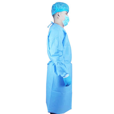 ISO13485 abiti chirurgici eliminabili repellenti fluidi S m. L XL XXL comodi