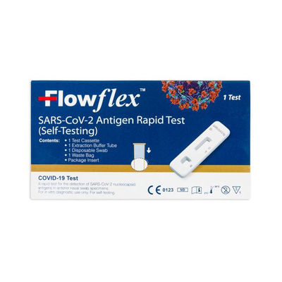 Prova rapida 5 Testkassette dell'antigene di Acon Flowflex Cov 2 della prova dell'antigene nasale dell'esemplare