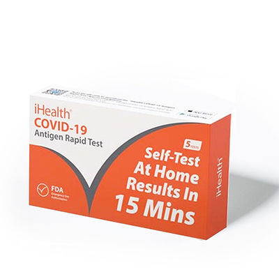 IHealth tampone domestico rapido della immersione di FDA di 15 di minuti della chiara 19 prova rapida corredi della prova
