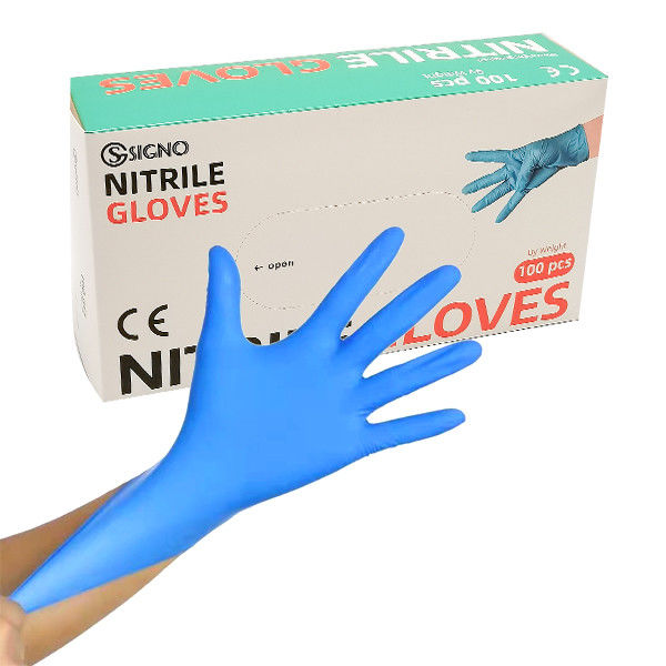 Guanti sterili chirurgici del nitrile nessun lattice nessun guanti sterili eliminabili della polvere