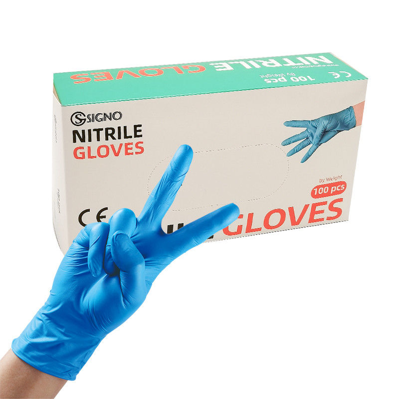 I guanti chirurgici del nitrile sterile della protezione delle mani impermeabilizzano i guanti del nitrile della prova di puntura