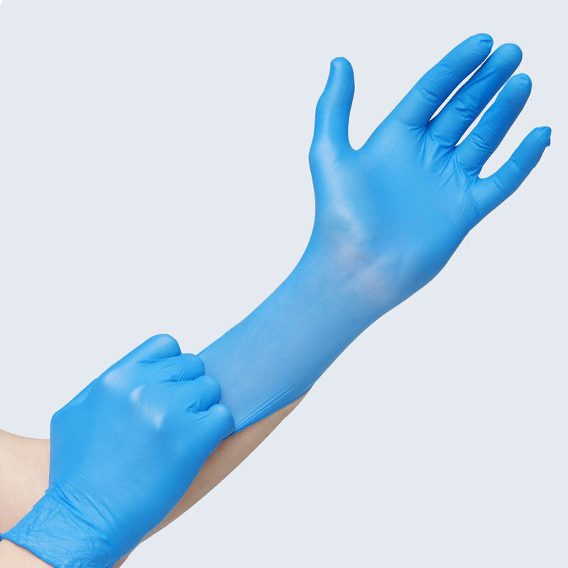 ISO13485 6 Mil Nitrile Exam Gloves Medium/guanti eliminabili dell'ospedale