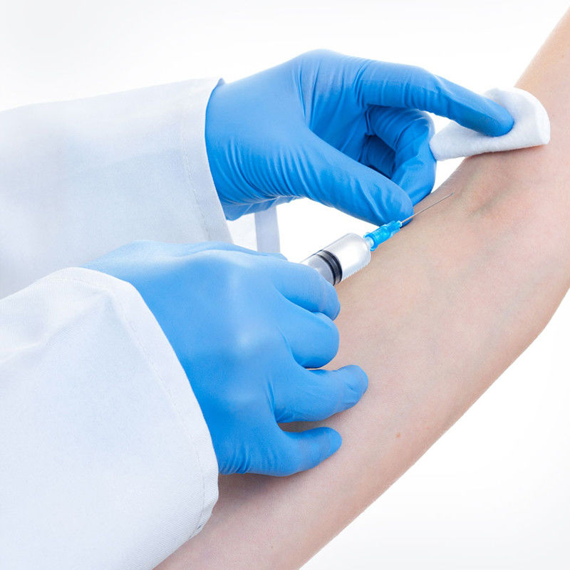 Prova S m. L resistenza medica blu di puntura dell'alcali dei guanti del nitrile di XL
