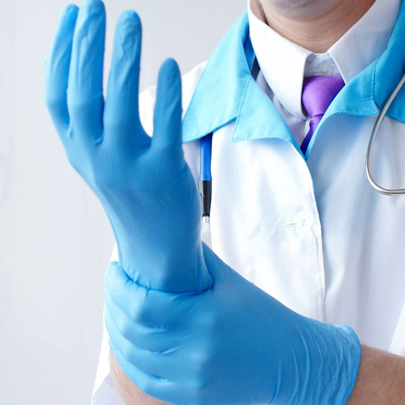 Dimensione di media grandezza dei guanti medici 240MM approvati dalla FDA del nitrile del Ce piccola
