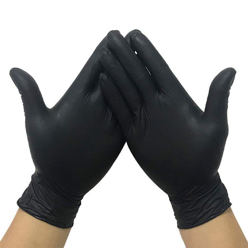 Guanti sterili del nitrile dell'anti nero di puntura S-XL per protezione delle mani