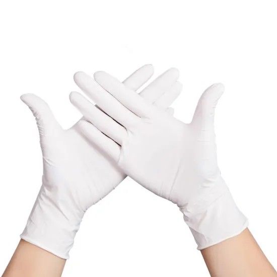 Guanti in polvere eliminabili standard del lattice del CE S-XL di iso per esame medico