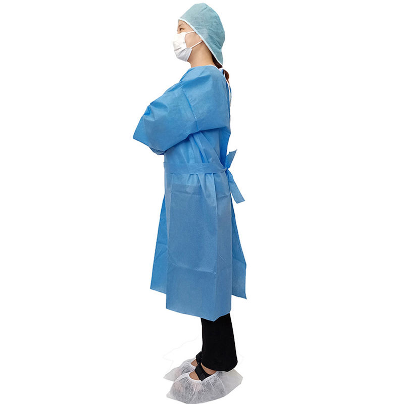 La S m. L abito chirurgico sterile di XL XXL ha rinforzato il collo rotondo della manica lunga
